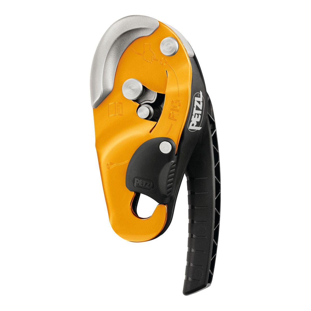 Petzl RIG Compact Descender, Yellow, 1