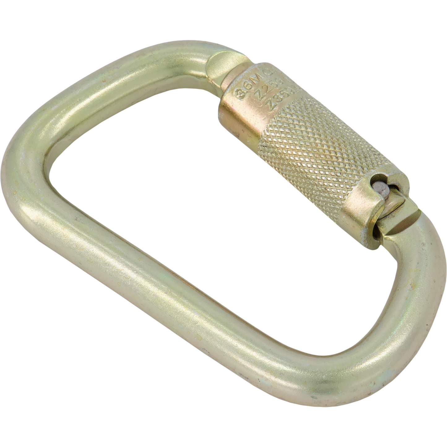 Yoke Niagara Steel "D" Lift-Twist Auto-Lock Carabiner Tri-Lock, 1