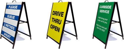 Sign Stand, A-Frame, 1
